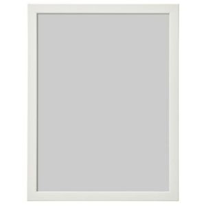 2 White picture frames 12x16"